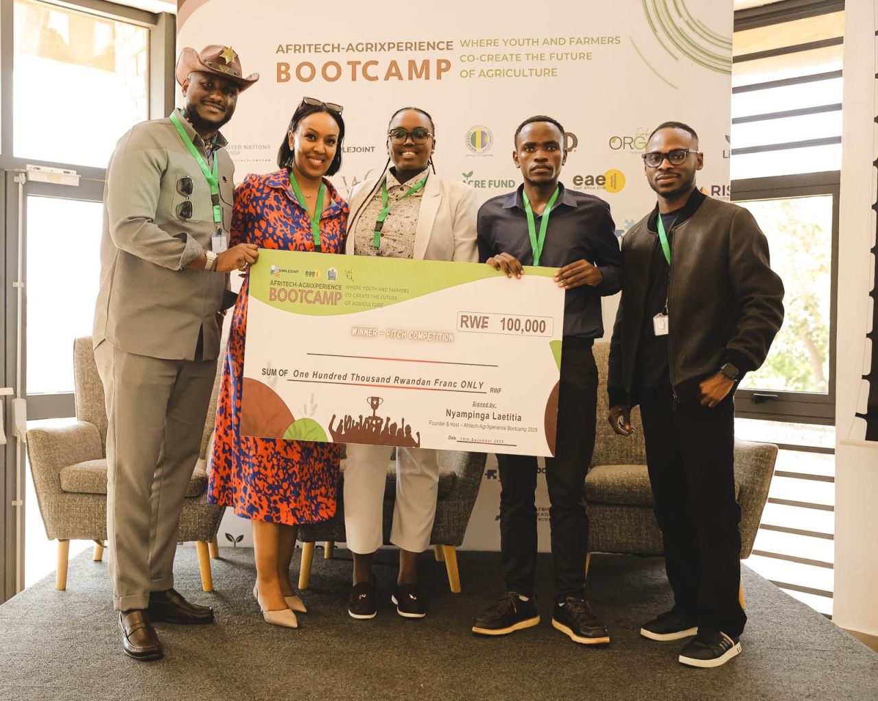 Group moment during AfriTech-AgriXperience