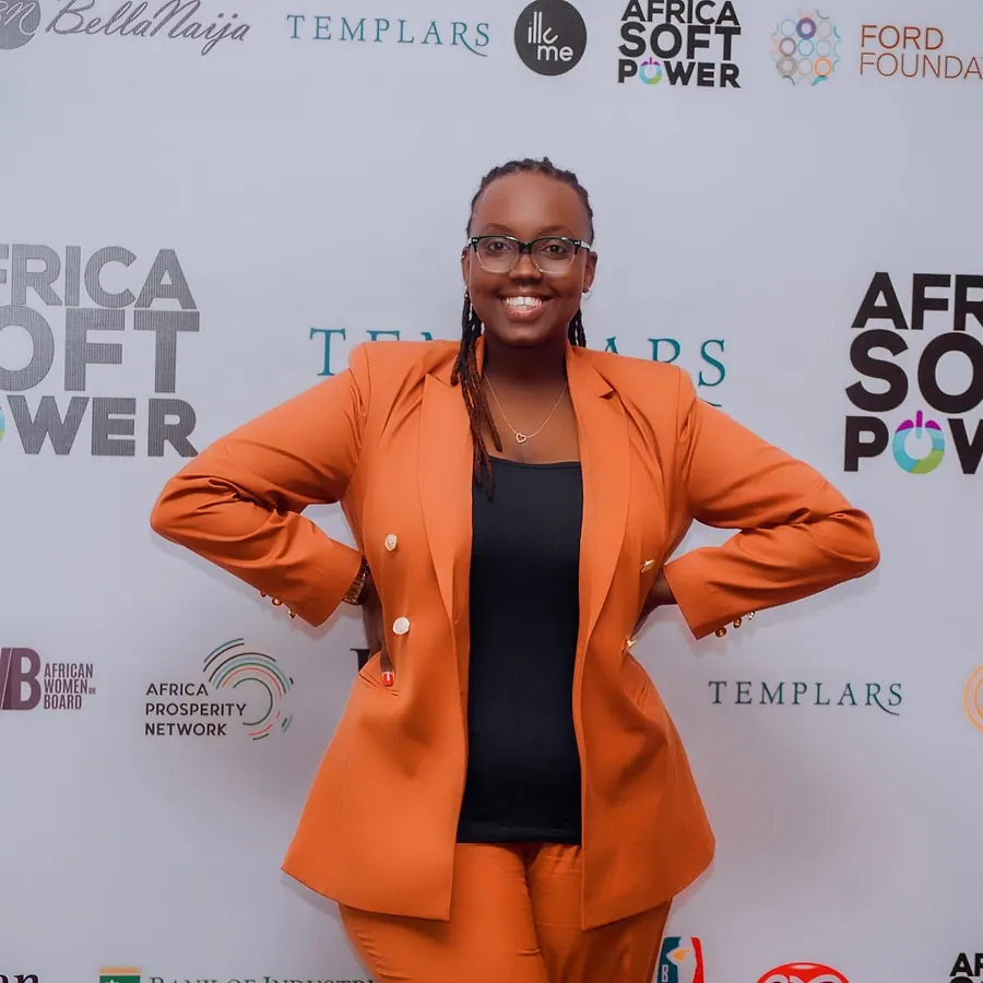 Laetitia at Africa Soft Power Summit branding