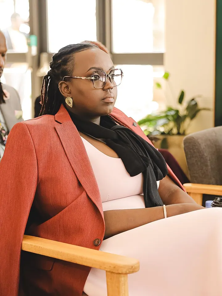 Laetitia during AfriTech-AgriXperience listening moment