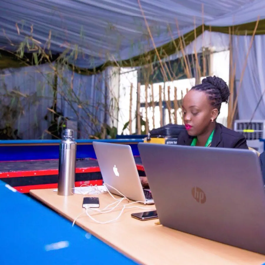 Laetitia during Kwita Izina 2018 work setting