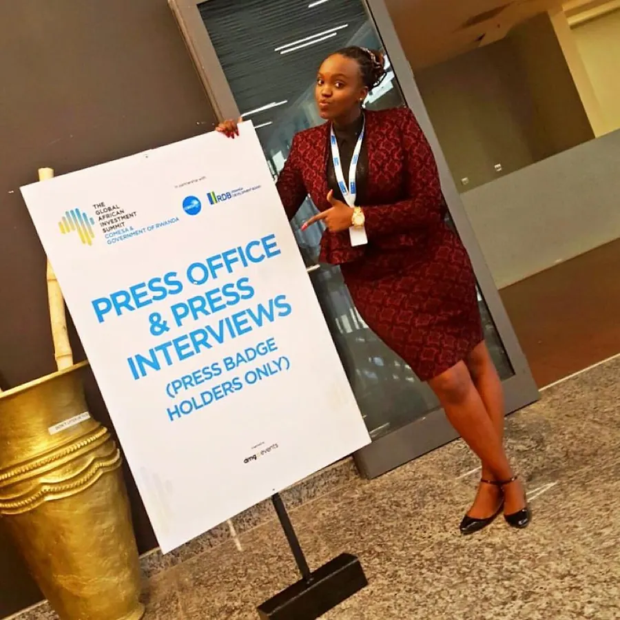 Laetitia at TGAISCR / COMESA press office